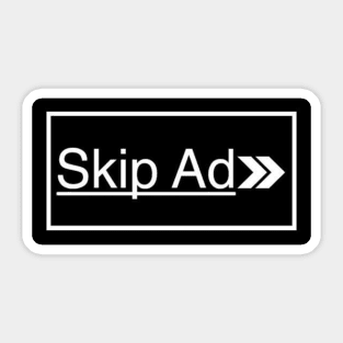 SKIP AD Sticker